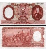 10 000 Pesos Argentína 1961 P281b F
